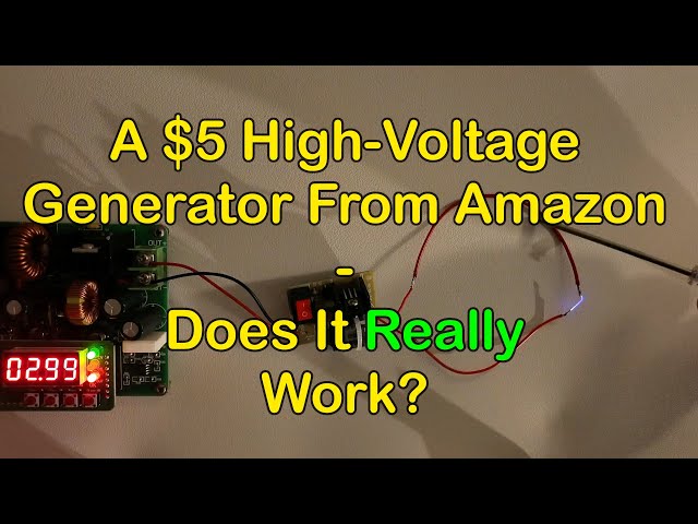A $5 High-Voltage Generator From Amazon - Does It Really Work?