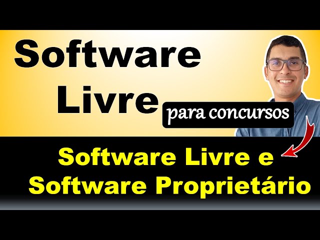 Software Livre | Software Livre e Software Proprietário | software livre concurso #linux