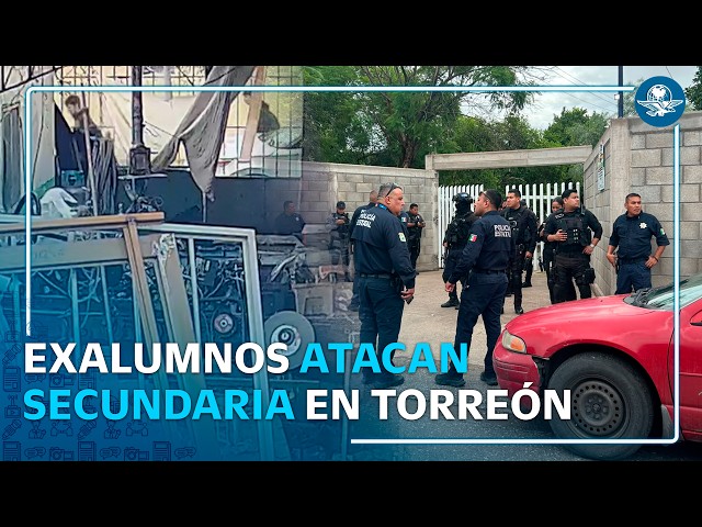 Dos jóvenes armados irrumpen en secundaria de Torreón; matan a una docente y hieren a tres personas