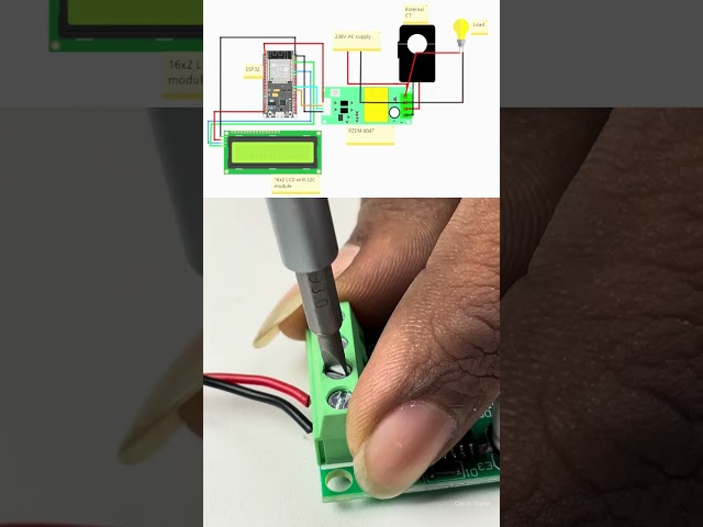 IOT Based Smart Energy Meter with SMS Alert #smsalert #smartmeter #esp32project