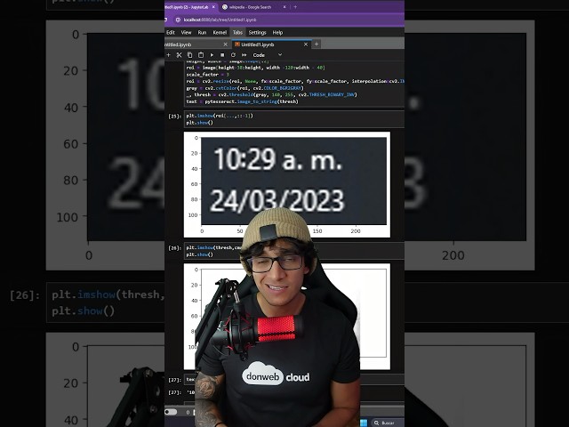 Extract text with OCR, Tesseract, Python, and OpenCV. #programming #tesseract #opencv #python