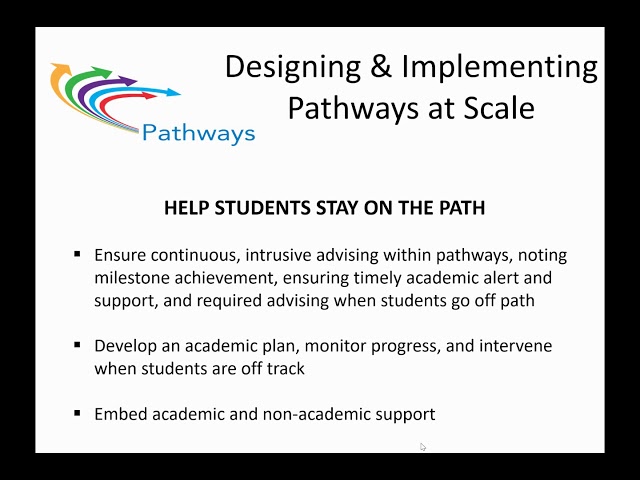 Guided Pathway Model Overview