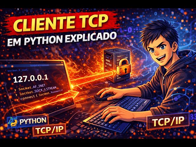 🕵️‍♂️ Como Criar um Cliente TCP em Python do ZERO! 🚀