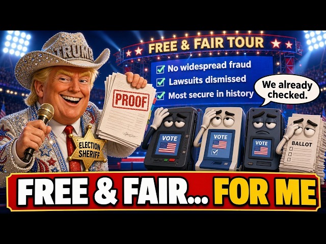 Free and Fair… For Me: Trump Election Fraud Tantrum Parody (Satire Music Video)
