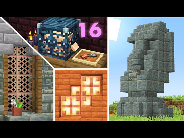 16 Amazing Build Hacks/Ideas in Minecraft 1.21