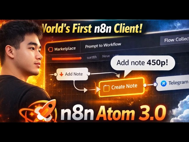 n8n Atom + VS Code Copilot: getting started (feel like vibe coding)