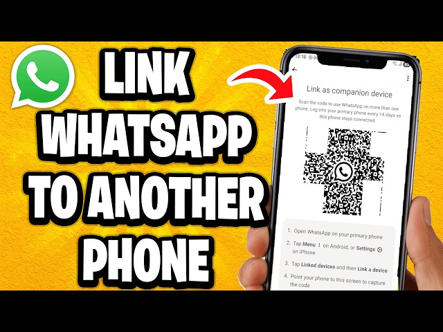 How To Link WhatsApp To Another Phone Without QR Code - Step By Step
