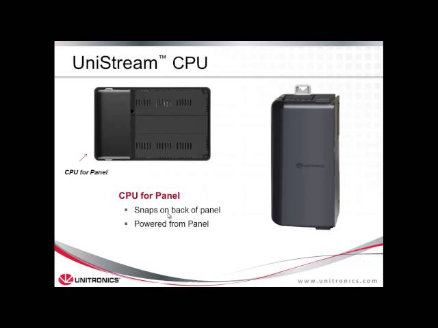 PLC Training :UniStream programmable logic controller- General Introduction by Unitronics