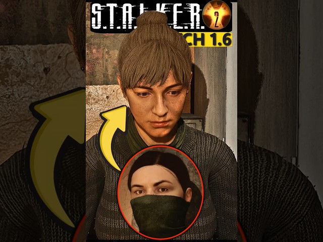 ☢️ #STALKER2 Devs Updated Female NPC Models 😮 Then vs Now! Patch 1.6 #Shorts #games