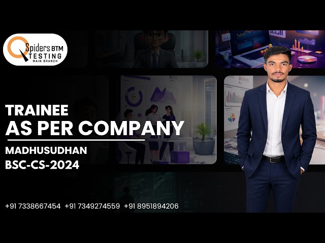 QSpiders BTM Student Cracks Top MNC Interview | Placement Success Story