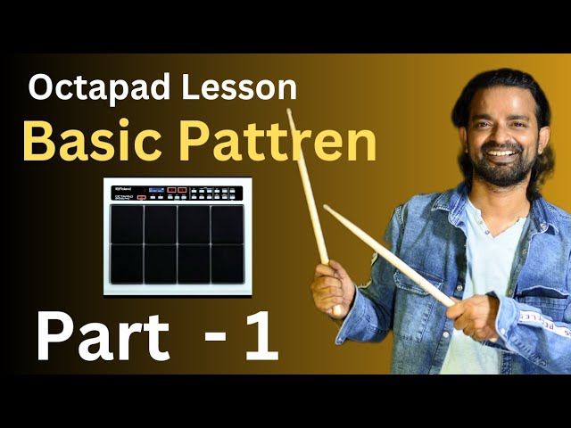 Octapad Basic Rhythm Practice for beginners  || Part - 1  || Free Octapad lesson