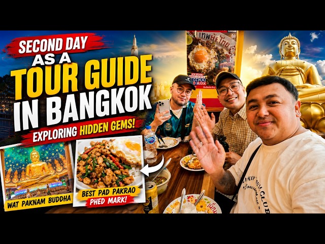 MY SECOND DAY AS A TOUR GUIDE IN BANGKOK | A Different Side of Bangkok 🇹🇭 The BEST Pad Kra Pao