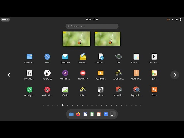 GNOME Desktop Environment Tour