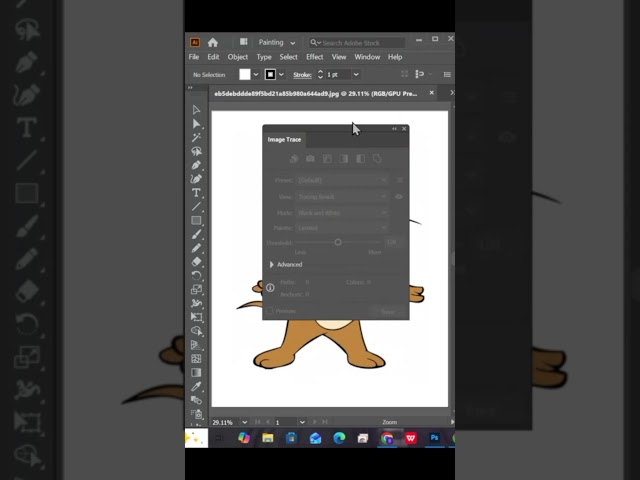 How to Convert Low Resolution Images to Vector in Adobe Illustrator | Image Trace Tutorial