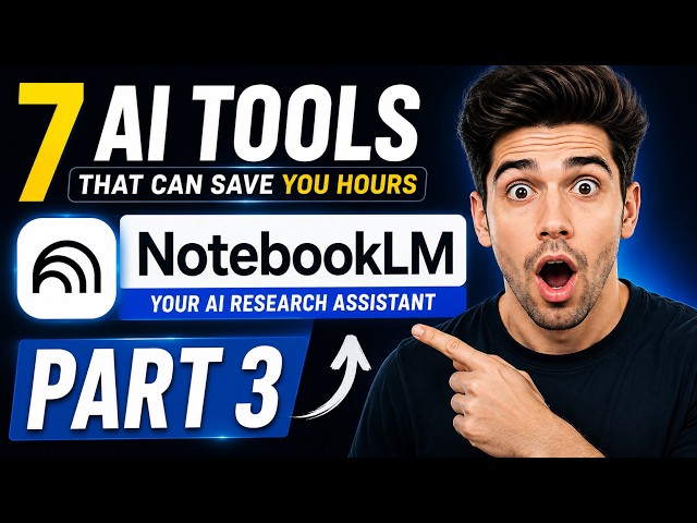 This FREE AI Tool Can Save You HOURS of Research 🤯 | NotebookLM | Part 3