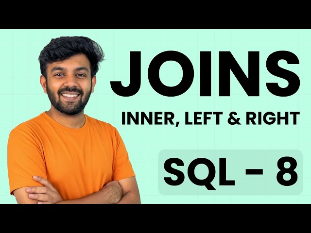 JOINS in SQL ( LEFT, INNER & RIGHT ) | SQL Mastery Ep - 8 | code io - Tamil