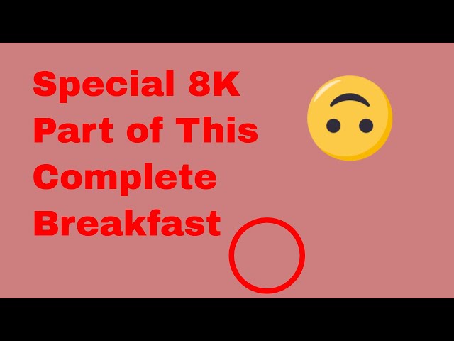 Special 8K | Stable-Diffusion img2img 8K output.  Part of this complete breakfast.