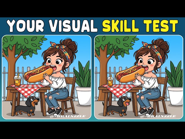 [Brain Training Spot the Difference] Solve this puzzle with sharp eyes and clever mind!
