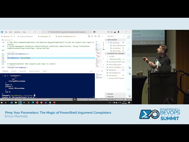 Pimp Your Parameters: The Magic of PowerShell Argument Completers by Emrys MacInally