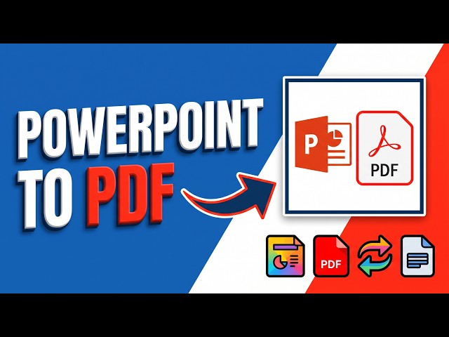 How to Convert Powerpoint Presentation Into PDF
