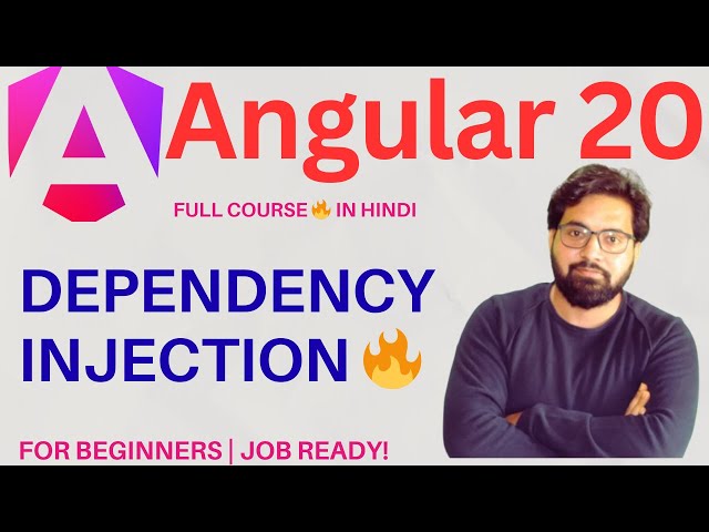 Dependency Injection in Angular Explained in Hindi | Beginner Tutorial