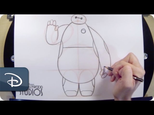 How-To Draw Baymax From ‘Big Hero 6’ | Disney's Hollywood Studios