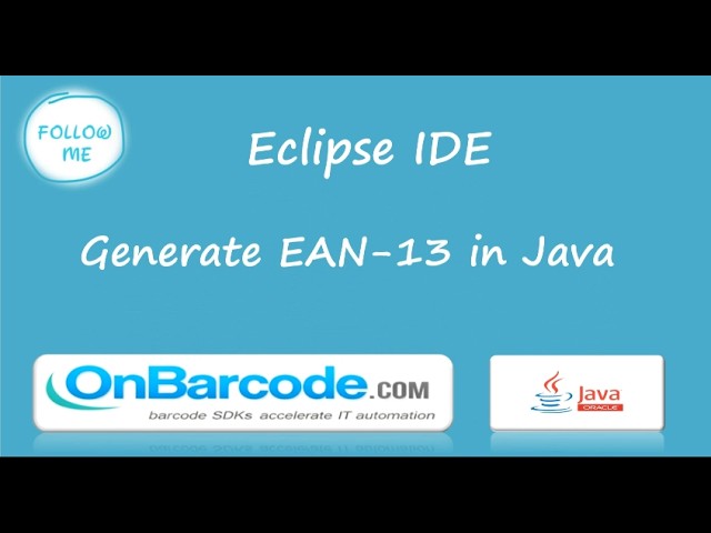 How to create, print EAN-13 barcodes using OnBarcode Java EAN-13 Barcode Generator library