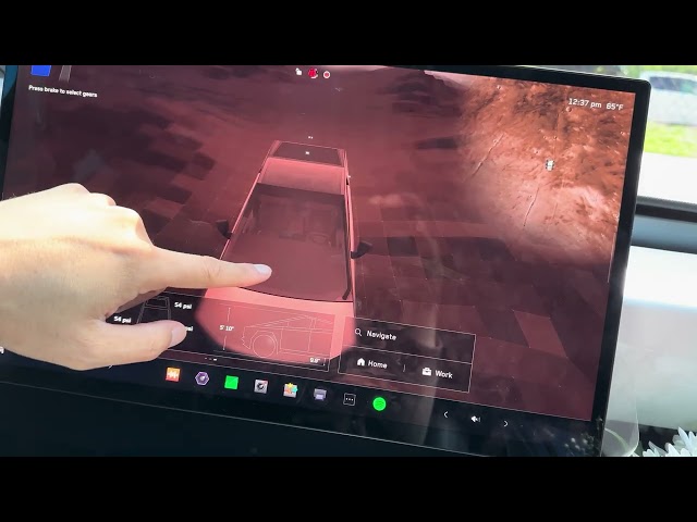 Tesla Cybertruck NEW Mars Map User Interface!