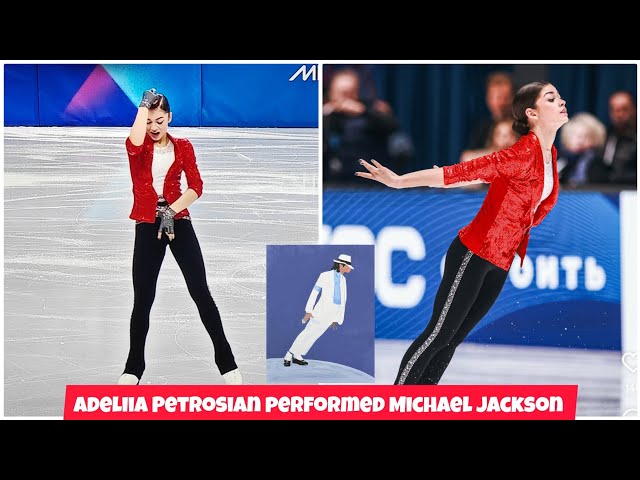Adeliia Petrosian Michael Jackson Tunes in Figure Skating women's short program at Winter Olympics
