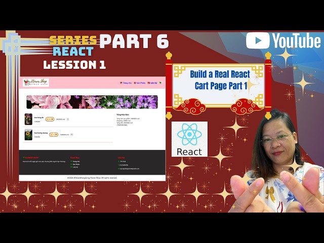 🔥Part 6 Lession 1 React E-commerce Tutorial  Build Cart Page Structure from Scratch(FE Real Project)