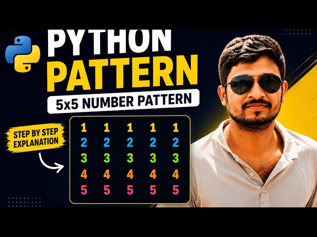 Python patterns | Telugu | Questprogramming
