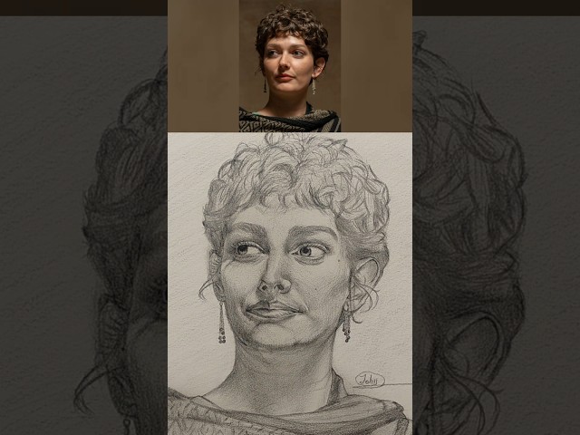 Your Face Drawings Look Off? Try This! #portraitdrawing #beginnerarttips #loomismethod #sketch #art