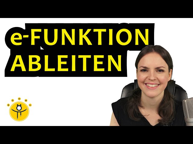 e Funktion ABLEITEN – Ableitung Exponentialfunktion, Kettenregel, Produktregel, Beispiele
