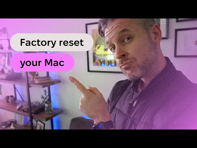 How to Factory Reset a MacBook Air or Pro to Erase Private Data