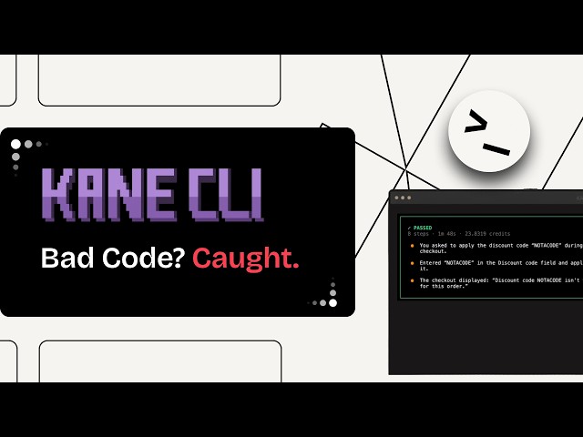 Kane CLI: Test Discount Codes at Checkout in English