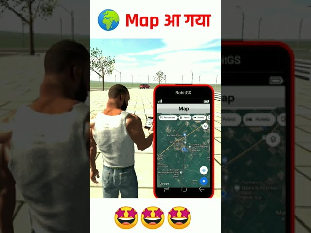 🌍map on cheat code 😯indian bike driving 3d #shorts #youtubeshorts #indianbikedriving3d #gta