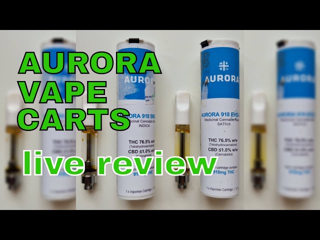 Aurora Resin Vape Cart Live REVIEW