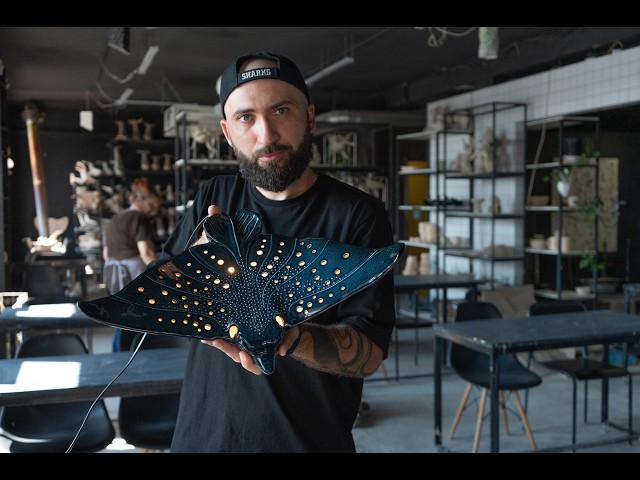 How to Make a Plaster Mould for Slip Casting | Eagle Ray Ceramic Wall Lamp