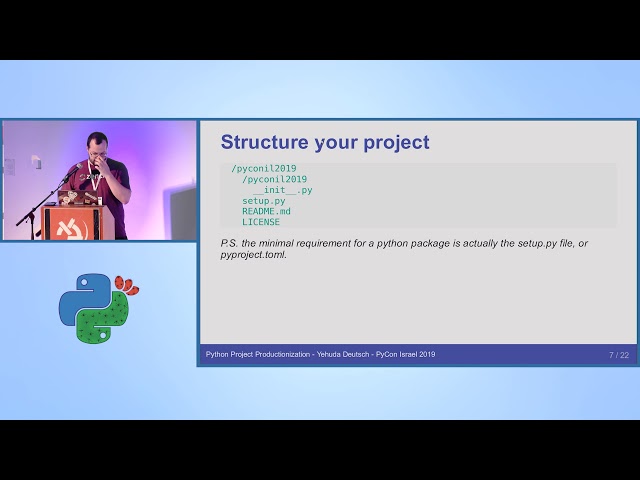 Python Project Productionization - Yehuda Deutsch - PyCon Israel 2019