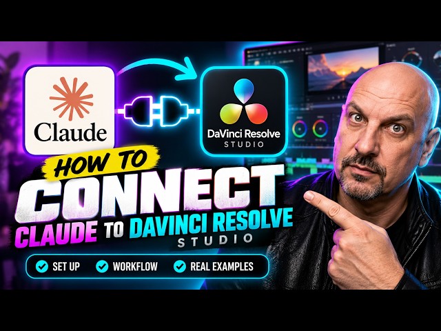 How to connect Claude AI to DaVinci Resolve Studio | MCP Setup Tutorial