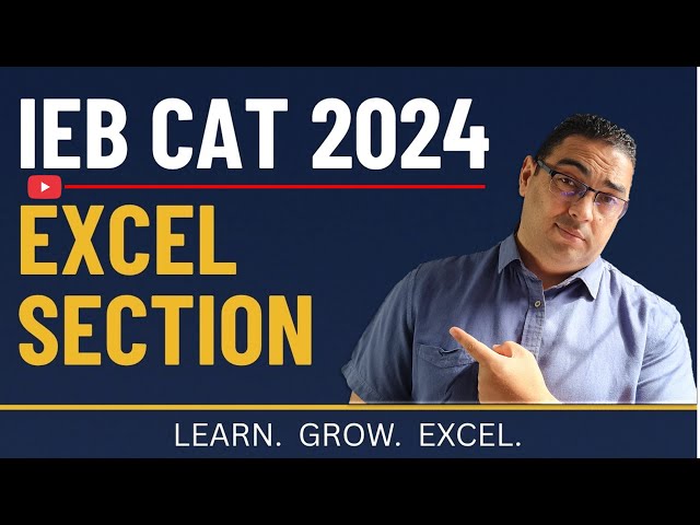 This Excel Trick Will Save Your IEB CAT Grade 12 Exam