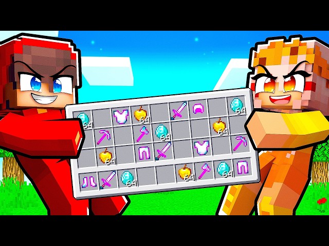 Minecraft, but we Share ONE INVENTORY…