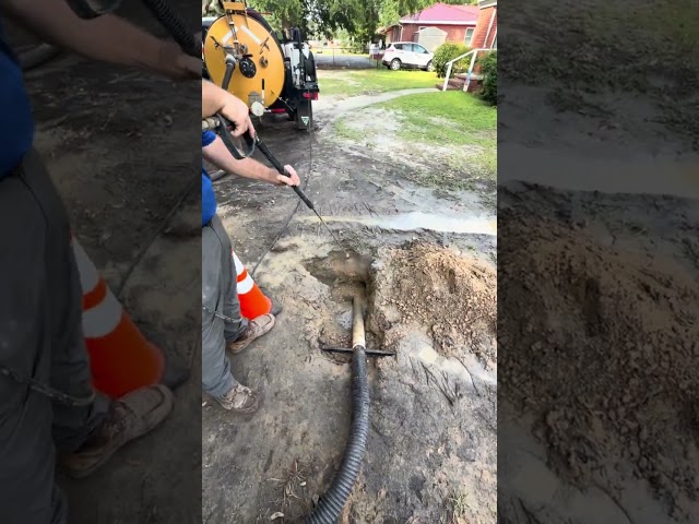 Vermeer Hydro Vacuum Trailer for Plumbing Excavation