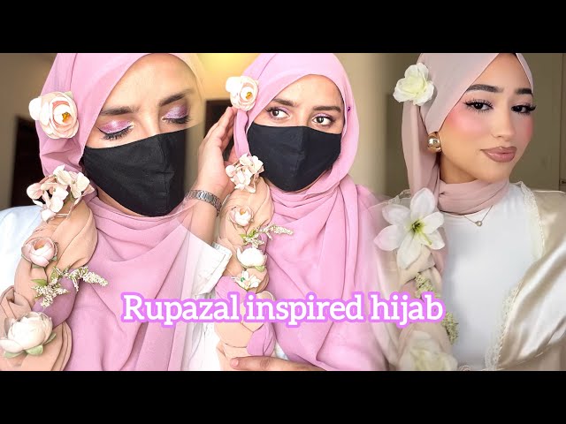 Rapunzel Inspired Hijab Tutorial 🌸 Easy Princess Hijab Style for Beginners