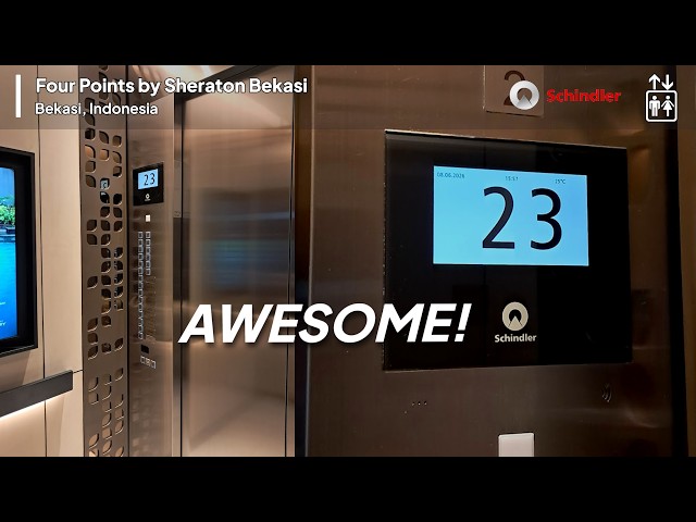 AWESOME Schindler Elevators - Four Points by Sheraton Bekasi, Bekasi, ID