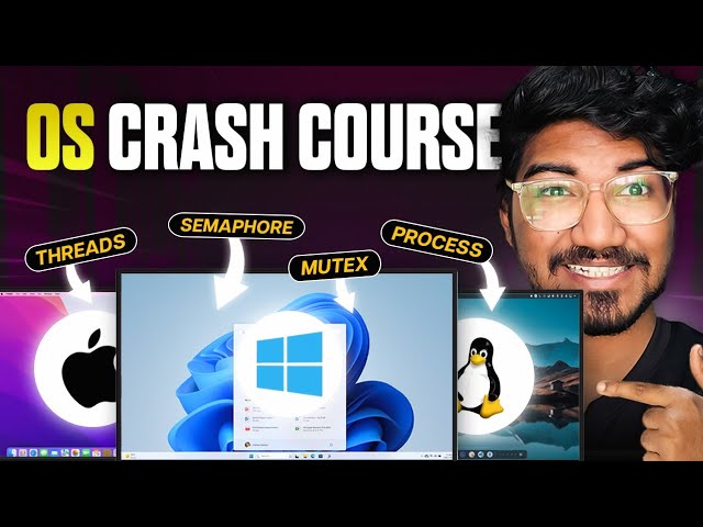 OS Crash Course | Operating System Concepts Explained Simply with Animations - 2025 | Tamil