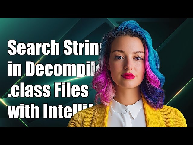 How to Search Strings in Decompiled .class Files Using IntelliJ IDEA