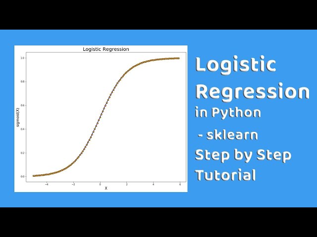 Step by Step Tutorial on Logistic Regression in Python | sklearn |Jupyter Notebook