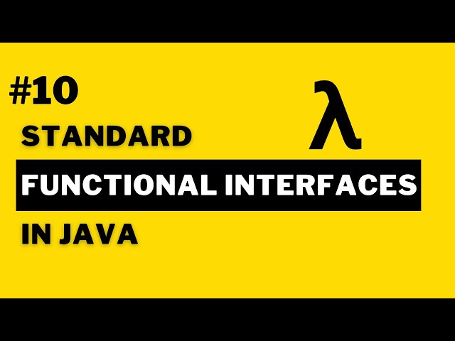 Standard Functional Interfaces in Java 8 and beyond