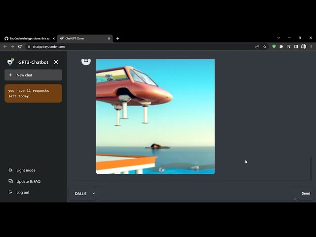 A ChatGPT and DALL.E Clone using OpenAIs text-davinci-003 and image generation Model